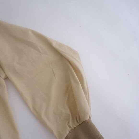 Vintage '80s General Motors Beige Zip Up Bomber Style Jacket XL By Holloway - Picture 5 of 11